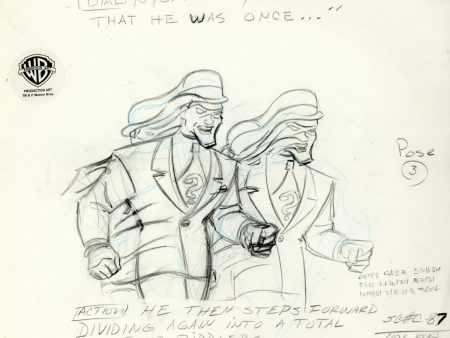 Batman The Animated Series Original Production Drawing: Riddler Online now