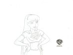 Superman the Animated Series Original Production Cel with Matching Drawing: Supergirl Online