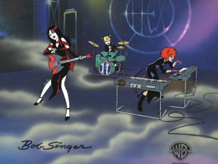 Scooby-Doo and the Witch s Ghost Original Production Cel on Original Production Background: The Hex Girls Supply