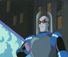 Batman The Animated Series Original Production Cel On Original Background: Mr. Freeze For Sale