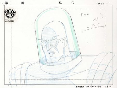 Batman The Animated Series Original Production Drawing: Mr. Freeze Online Sale