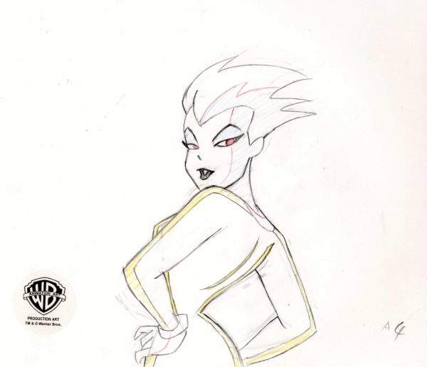 Superman the Animated Series Original Production Drawing: Livewire For Cheap