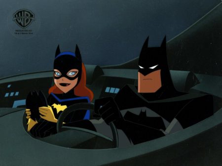 The New Batman Adventures Original Production Cel: Batman and Batgirl For Cheap