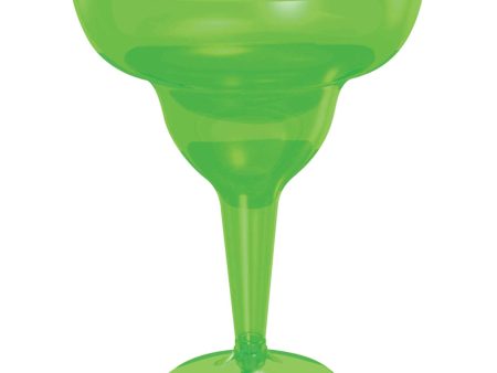 Green Margarita Glasses 8oz, 20pcs For Cheap