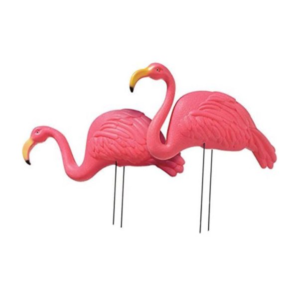 Flamingo Garden Stakes 2pcs on Sale