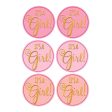 Girl Baby Shower Sticker Seals 25pcs Sale